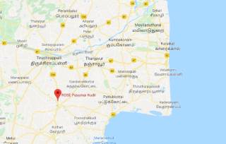 ROSE Location Map - Pudukkottai, Tamil Nadu